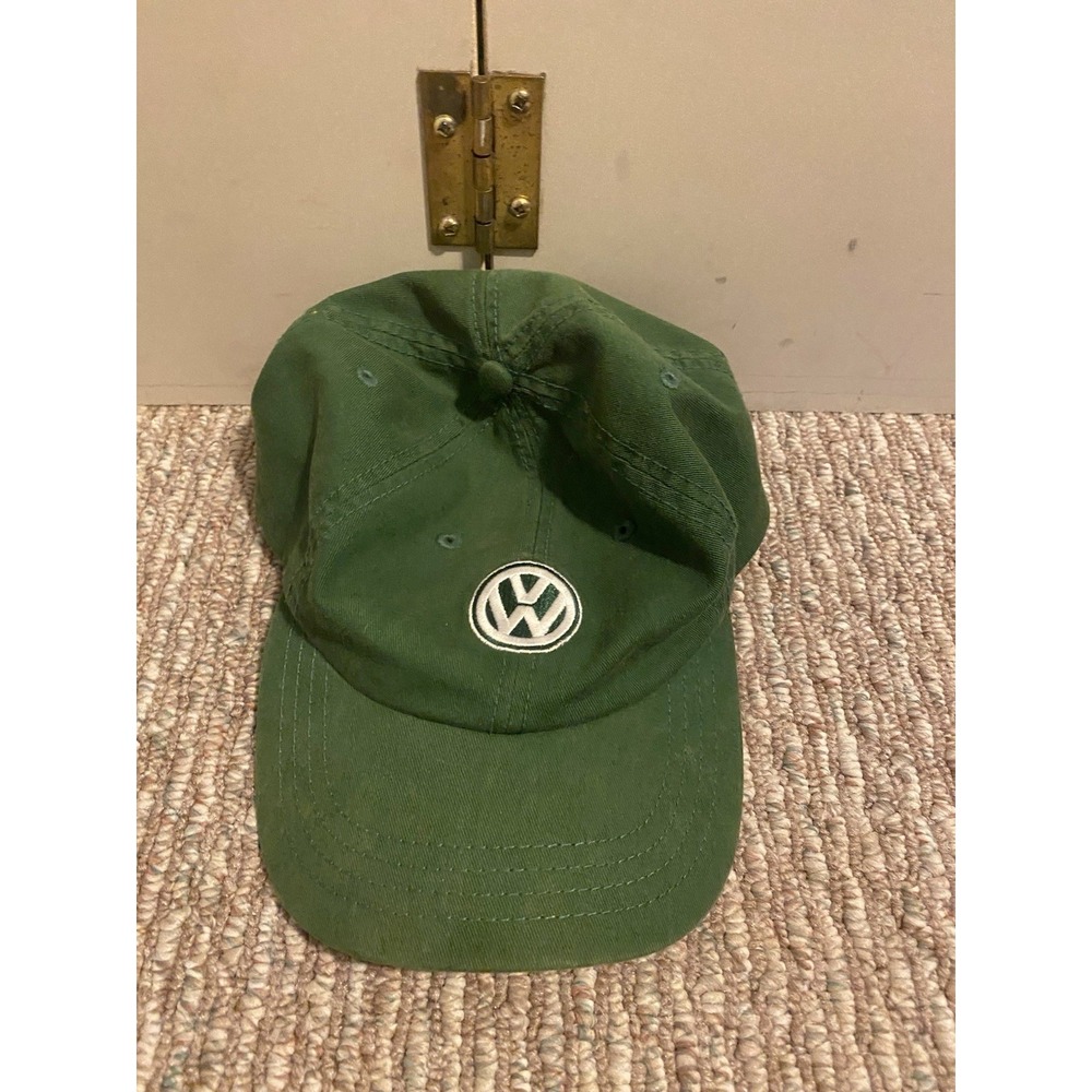 Official Volkswagen VW Green Embroidered Hat Cap Dad Strapback H3 Headwear